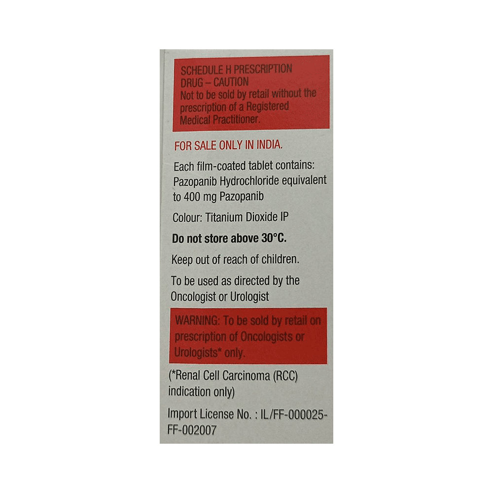 Votrient 400mg Tablet - Image 2
