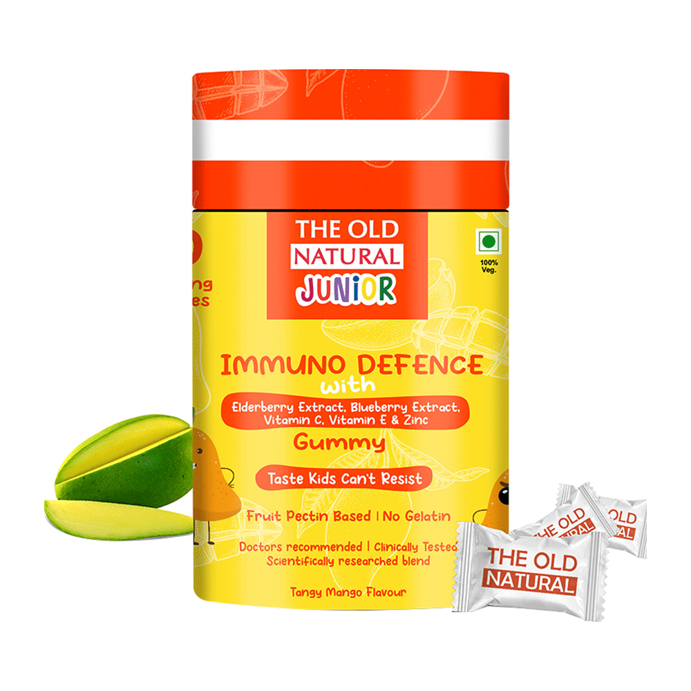 The Old Natural Junior Immuno Defence Gummy Tangy Mango