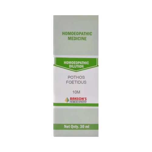 Bakson's Homeopathy Pothos Foetidus Dilution 10M