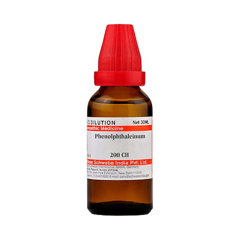 Dr Willmar Schwabe India Phenolphthaleinum Dilution 200 CH - Image 1