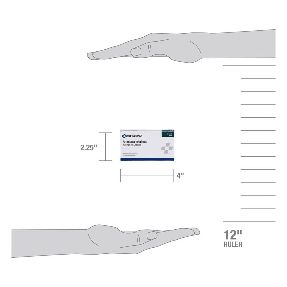 First Aid Only Pac-Kit 9-001 Ammonia Inhalant Capsules (10 Each) - Image 3
